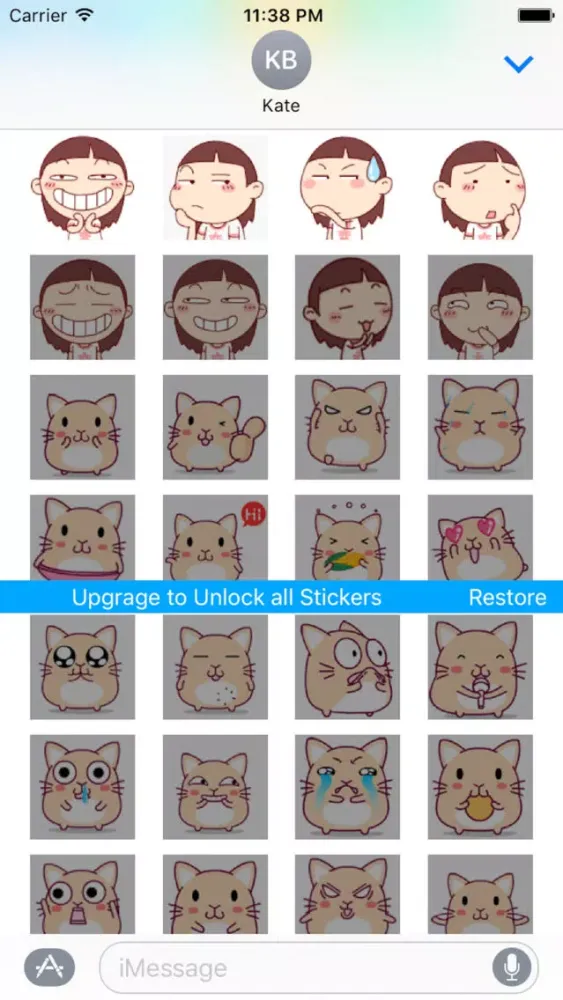 Скриншоты Anymoji Stickers