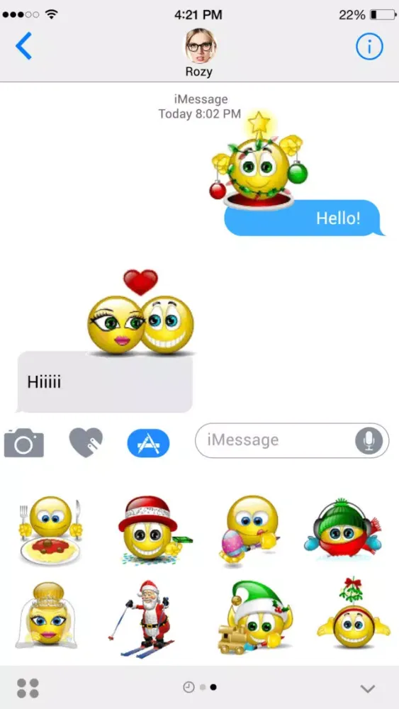 Скриншоты Anymoji Stickers