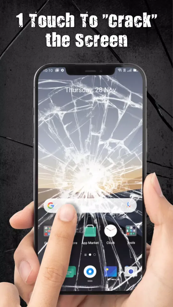 Broken Screen 4K Funny Pranks Screenshots