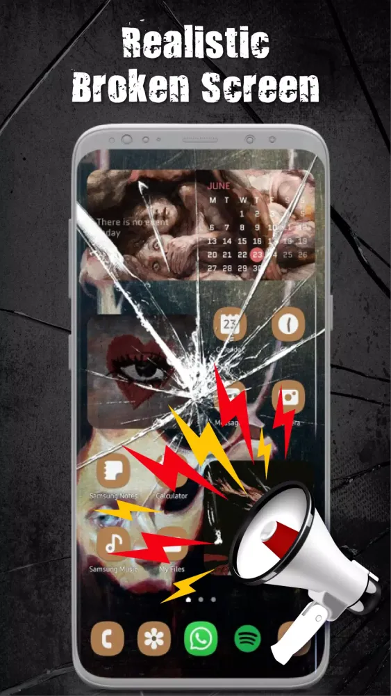 Broken Screen 4K Funny Pranks Screenshots