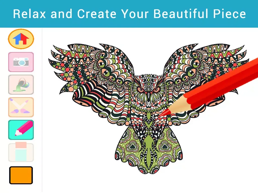 Скриншоты Colorflo Therapy: Coloring Book for Stress Relieving Free iPad 