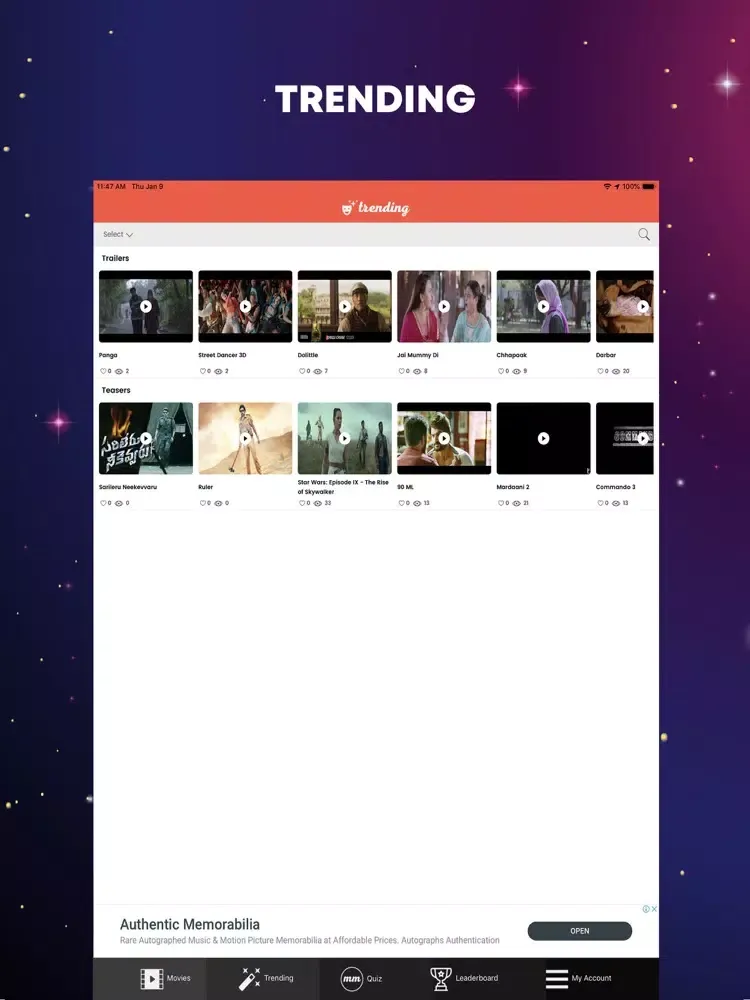 صور MovieMagic: World of Cinema iPad 