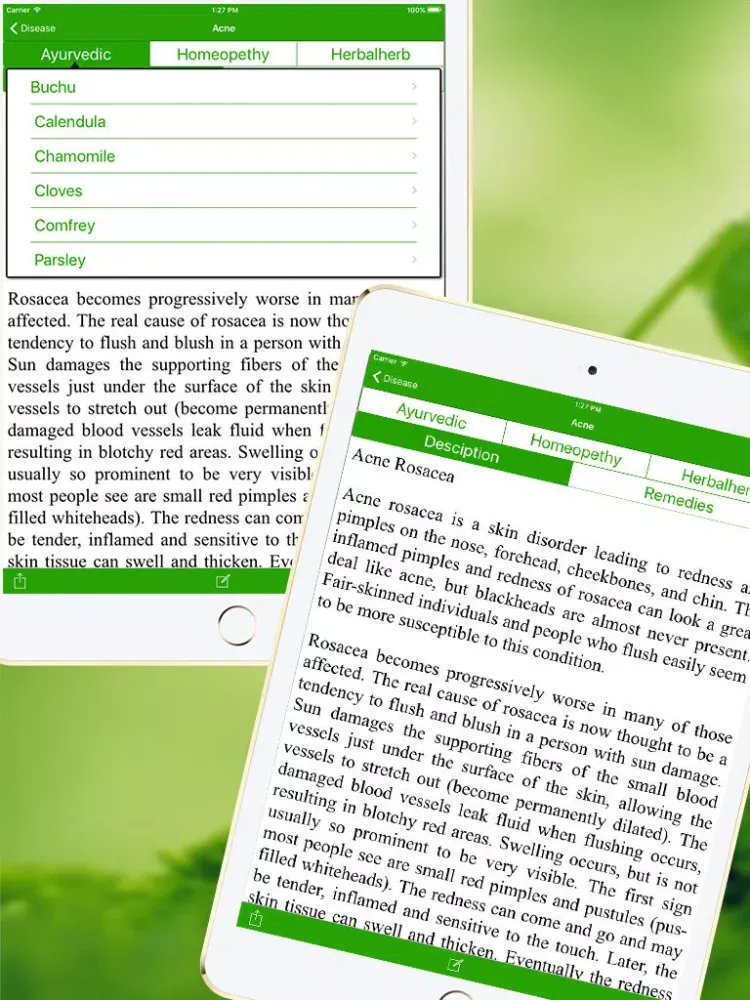 Natural Ayurvedic Home Remedies - Natural & Ayurvedic Herb iPad  स्क्रीनशॉट