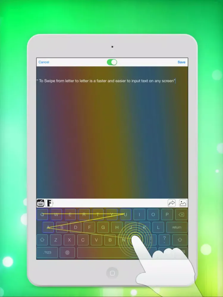 Скриншоты Pimp My Keyboard To Swipe & Type & Cool Fonts iPad 