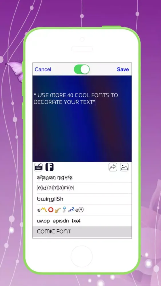 Скриншоты Pimp My Keyboard To Swipe & Type & Cool Fonts