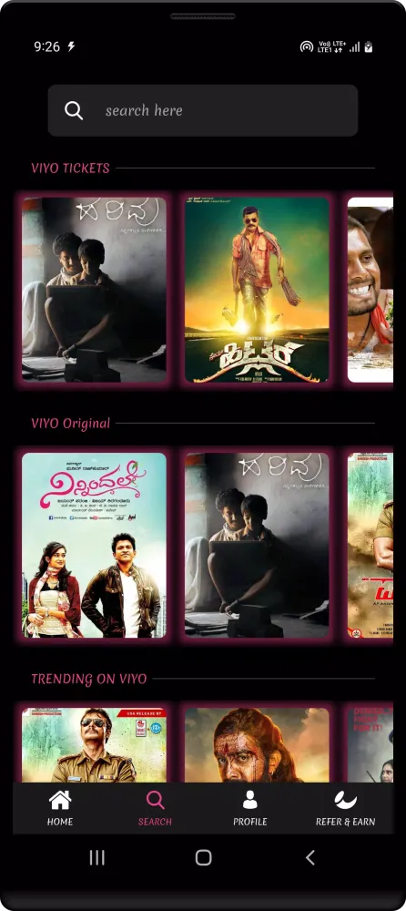 VIYO OTT Screenshots