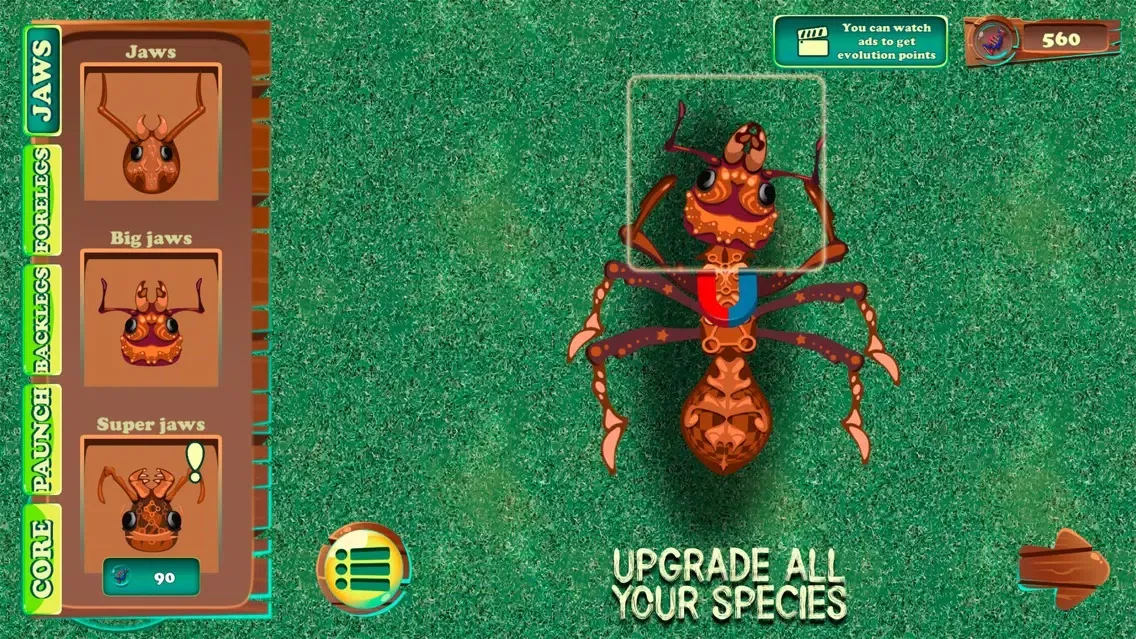 Ảnh chụp màn hình của Ant City Colony Evolution