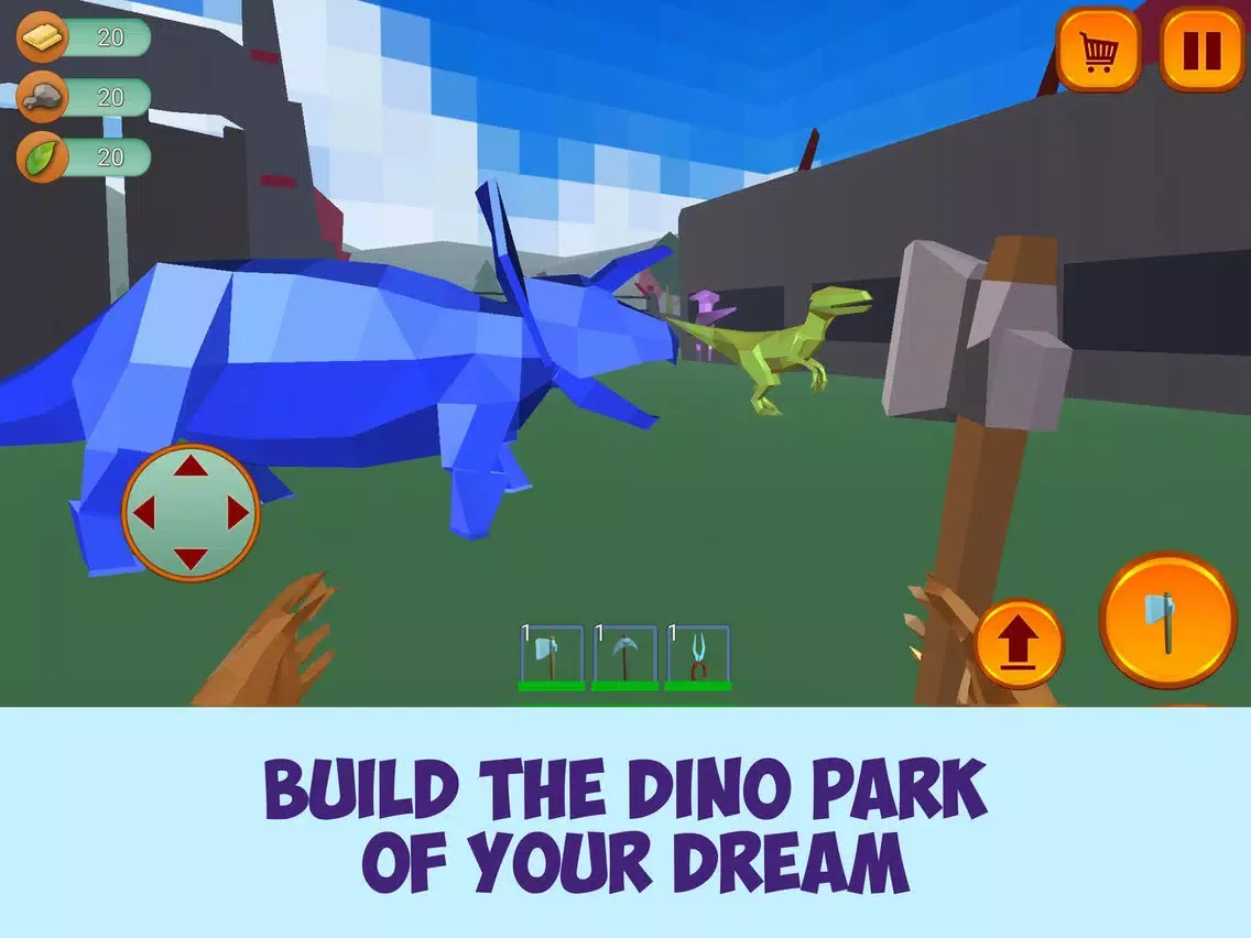 Скриншоты Dino Theme Park Builder Sim iPad 