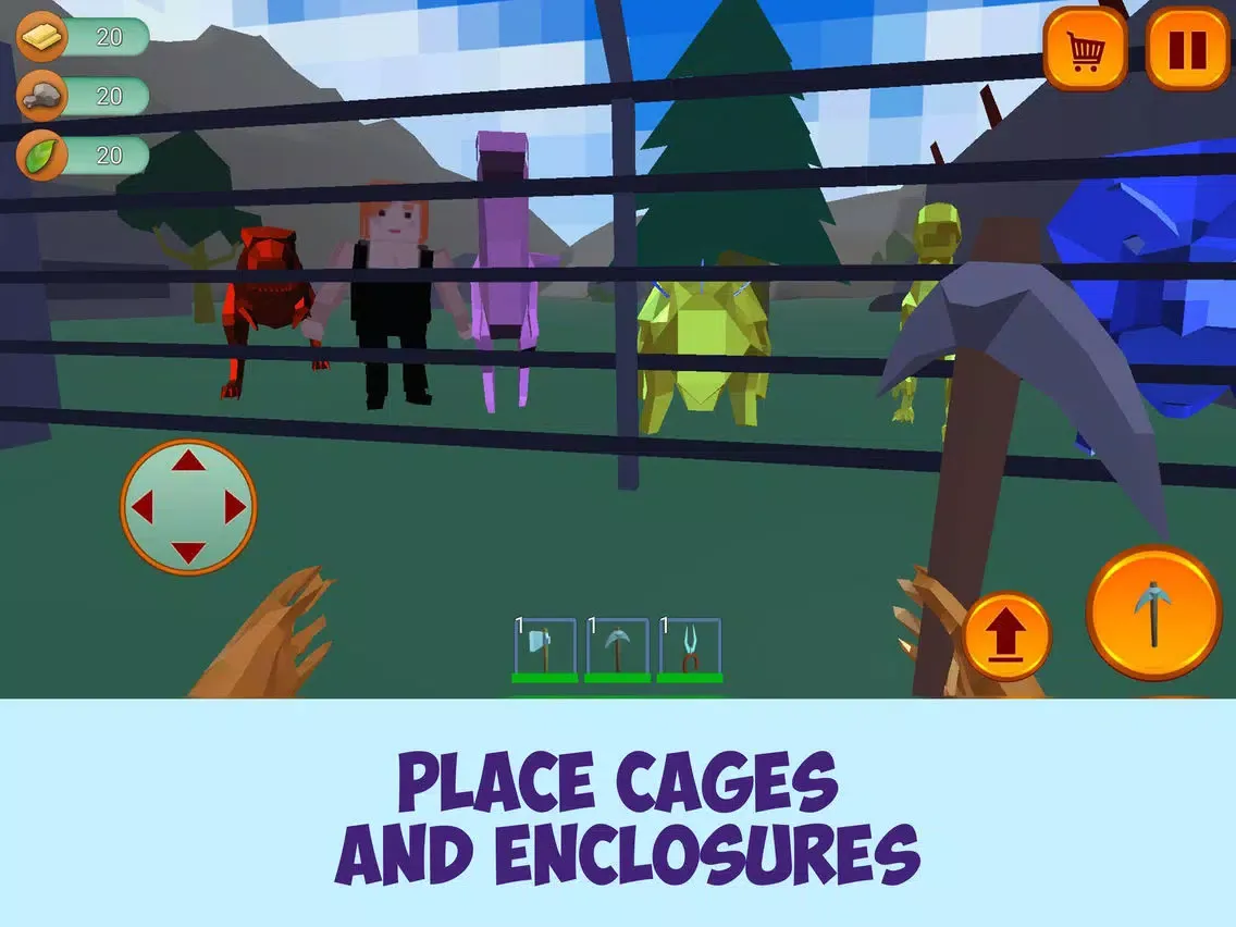 Скриншоты Dino Theme Park Builder Sim iPad 