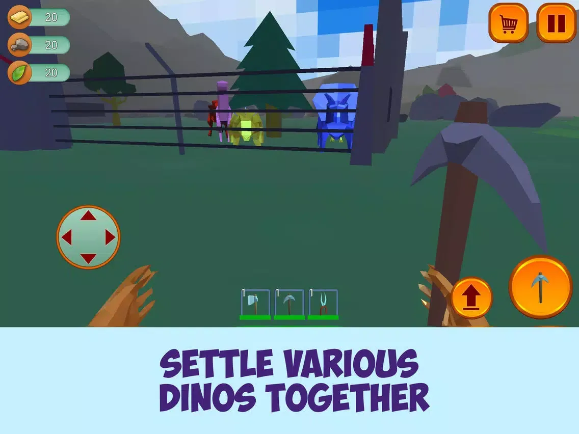 Скриншоты Dino Theme Park Builder Sim iPad 