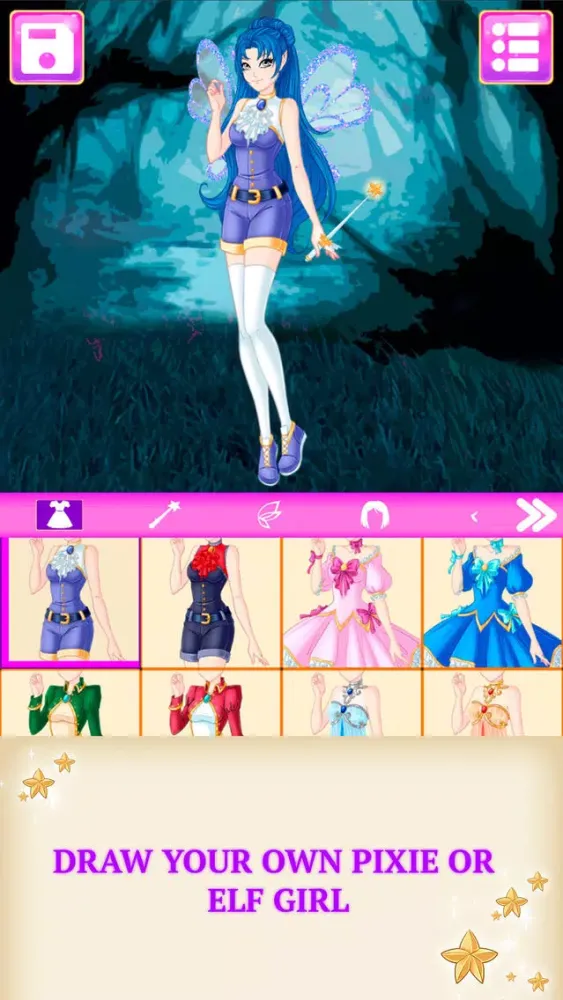 Elf Avatar Creator Game Screenshots