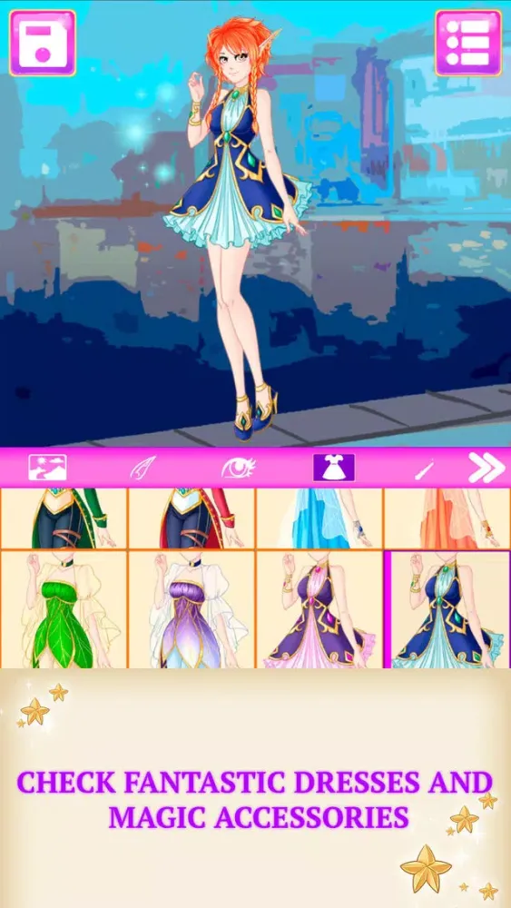 Elf Avatar Creator Game Screenshots
