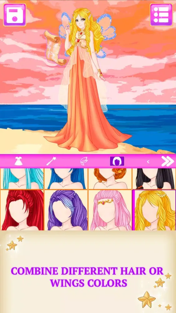Elf Avatar Creator Game Screenshots