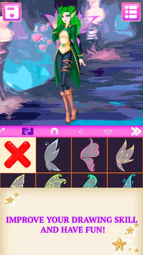 Elf Avatar Creator Game Screenshots