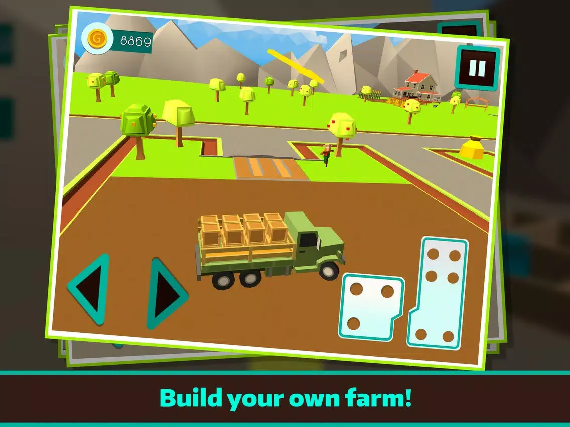 Tangkapan skrin Block Farm Building Simulator iPad 