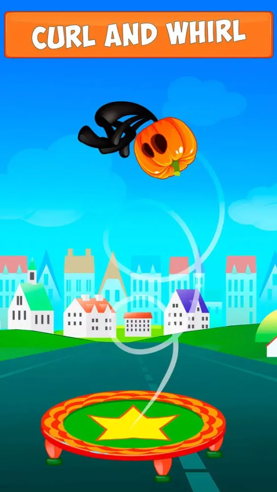 Ảnh chụp màn hình của Stickman Trampline Flip Jumper