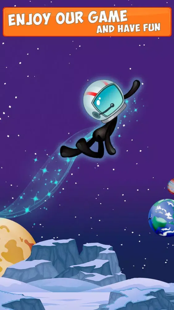 Ảnh chụp màn hình của Stickman Trampline Flip Jumper
