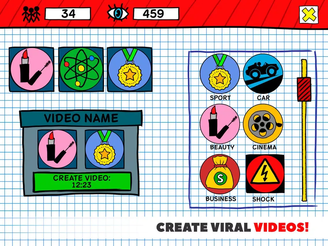 Vlogger Stickman Tube Life iPad 应用截图