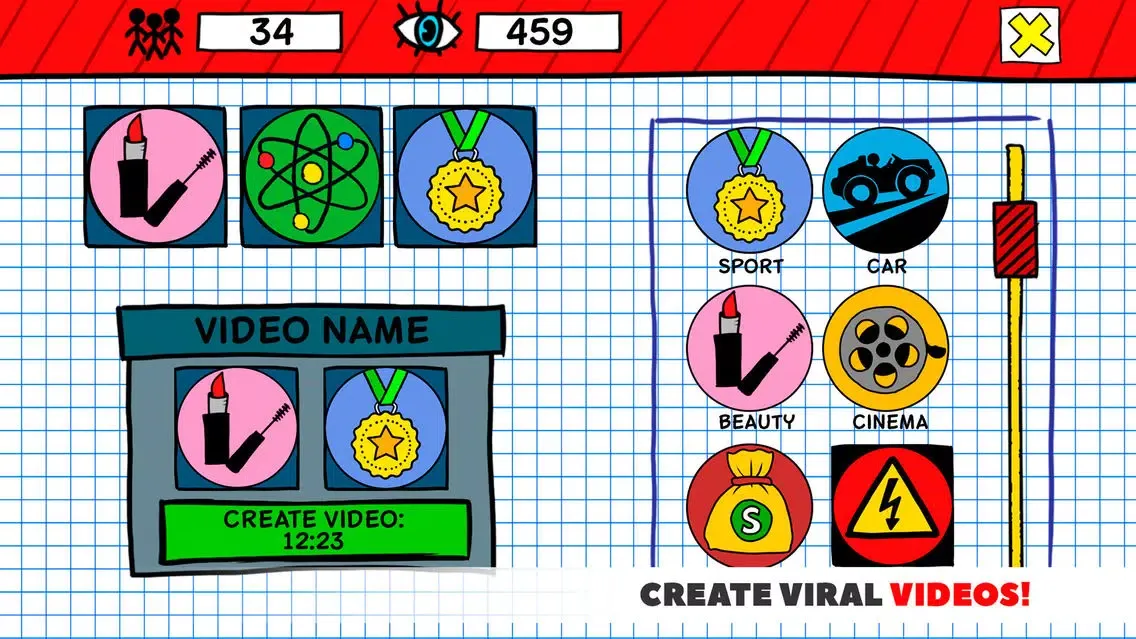 Vlogger Stickman Tube Life应用截图