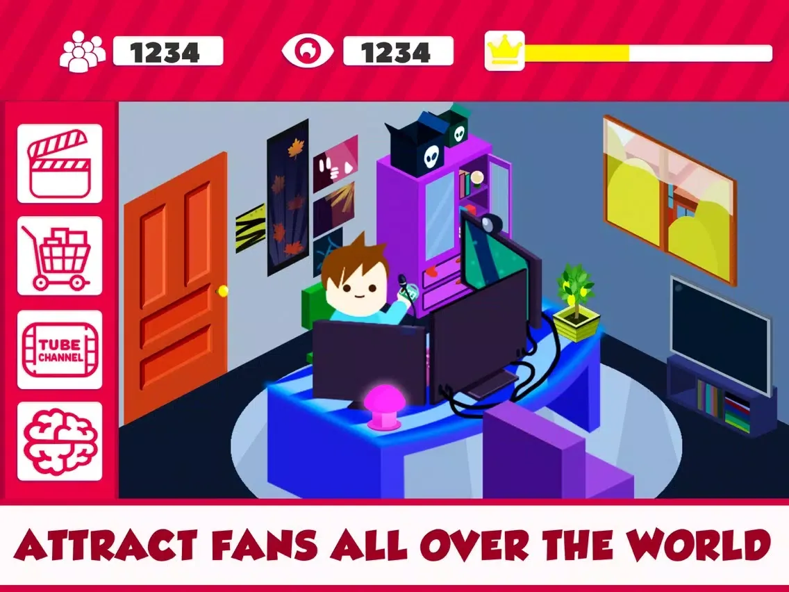 ภาพหน้าจอของ Viral Video Vlogger Tycoon iPad 