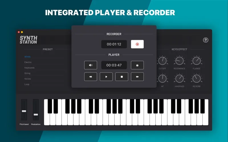 Captures d'écran de Synth Station - Piano Keyboard