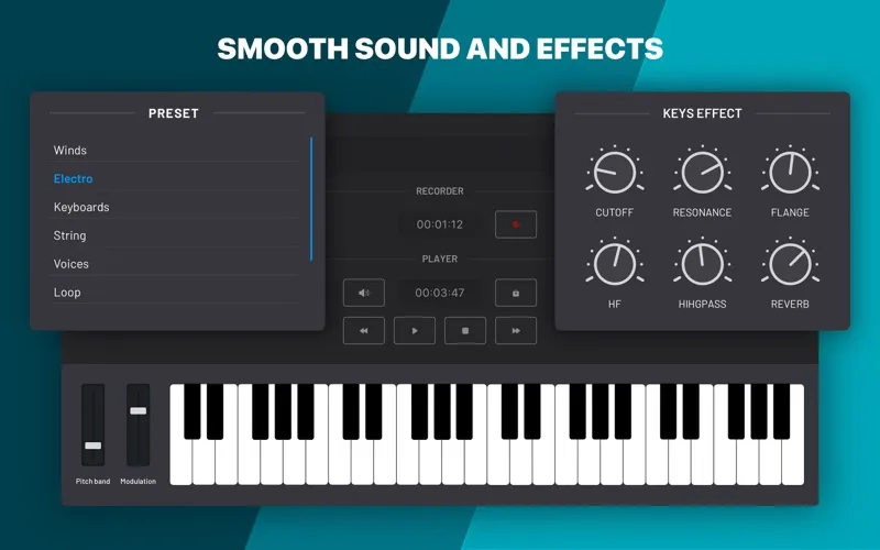 Captures d'écran de Synth Station - Piano Keyboard