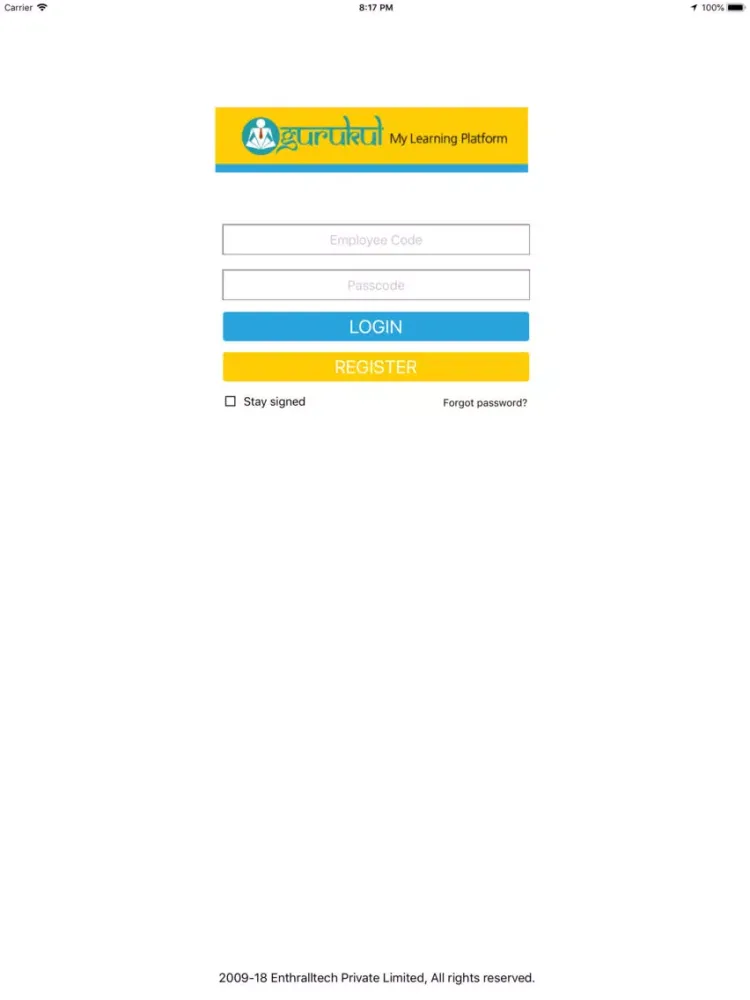 Gurukul LMS iPad  Screenshots