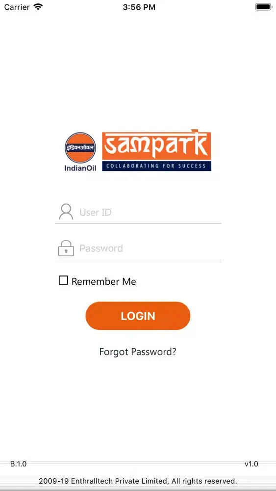 Sampark@IOC Ekran Görüntüleri