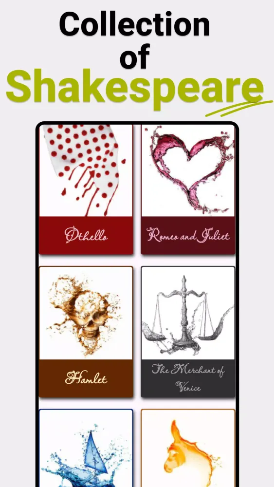 Shakespeare Books in English Screenshots