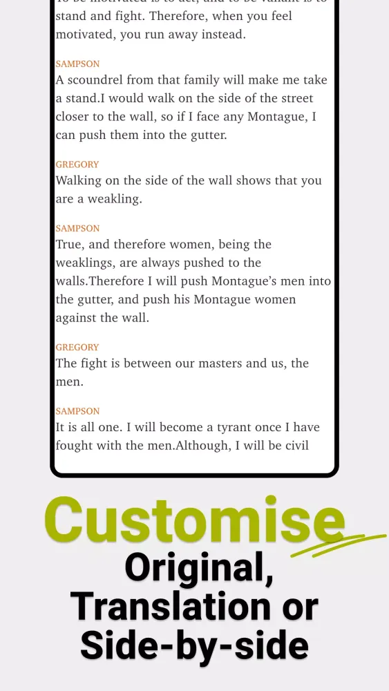 Shakespeare Books in English Screenshots