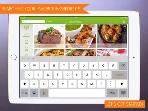صور Eat Gluten Free - Delicious Gluten Free Diet Recipes and Meals iPad 