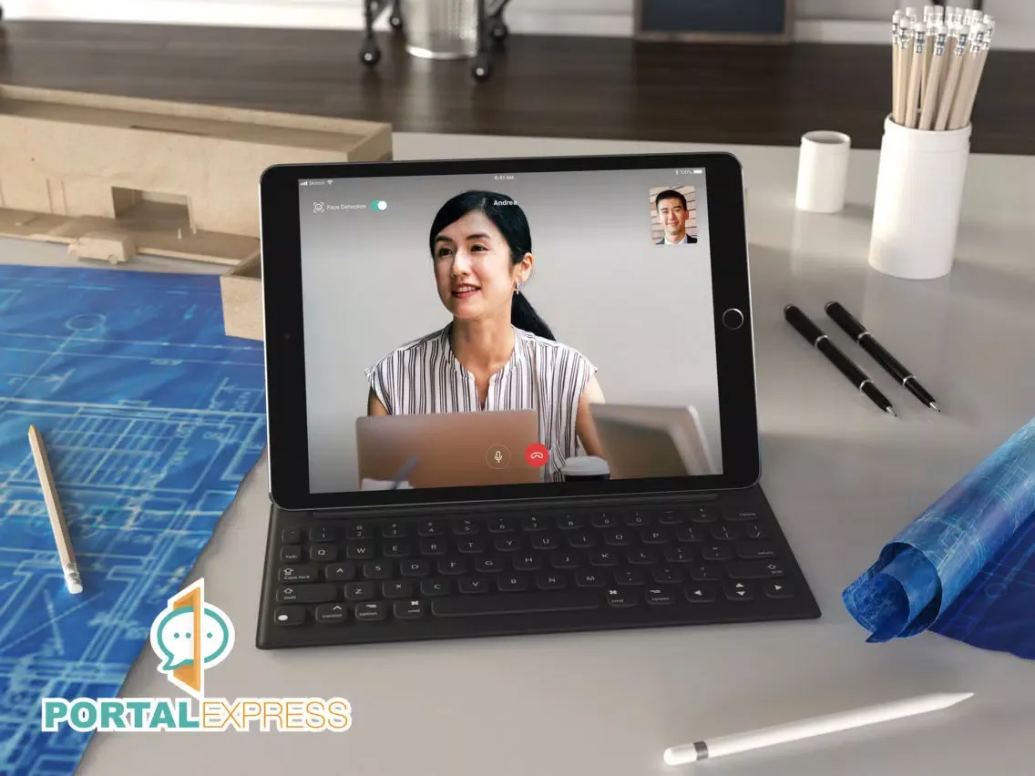 ภาพหน้าจอของ Portal Express iPad 