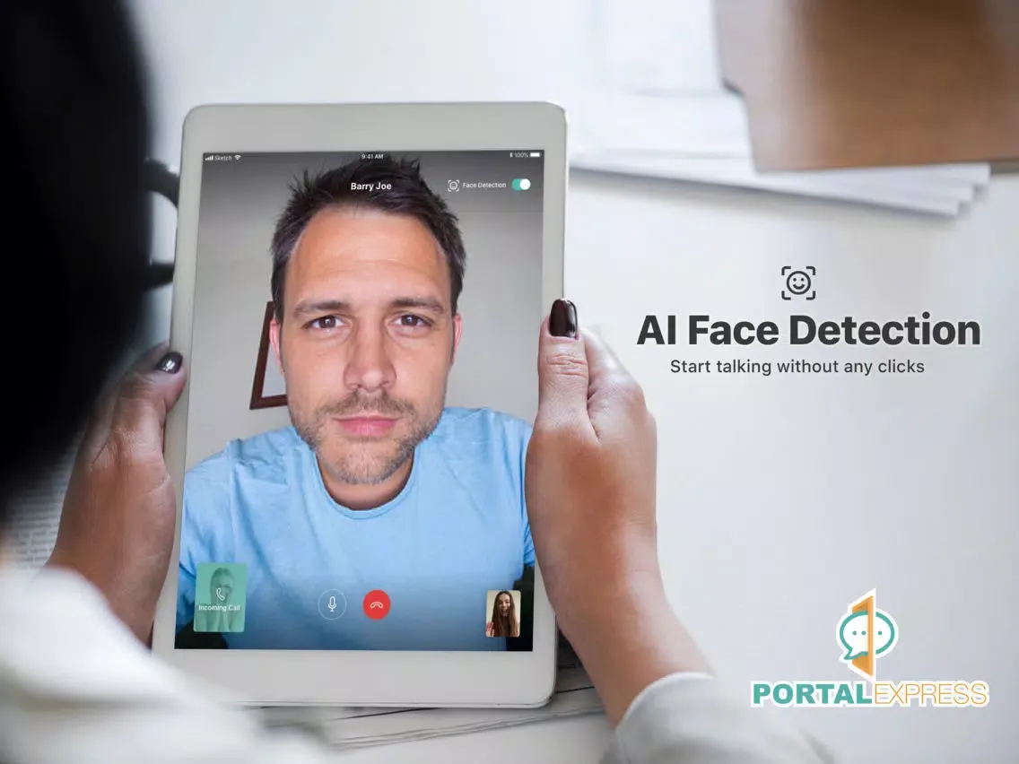 ภาพหน้าจอของ Portal Express iPad 