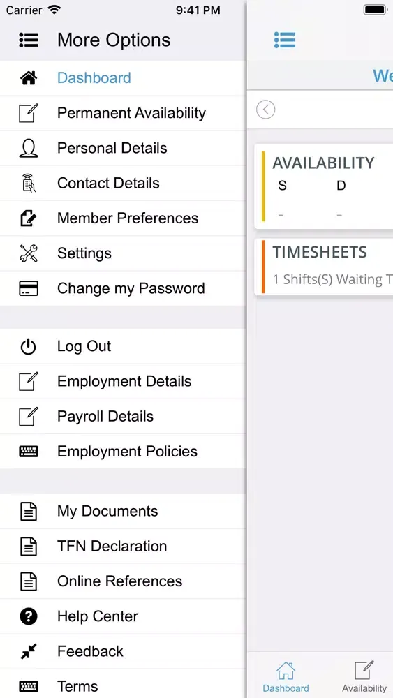 Tangkapan skrin Kemp Members App