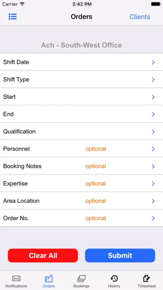 Medic Oncall Clients Screenshots