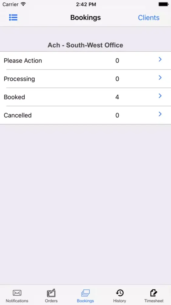 Medic Oncall Clients Screenshots