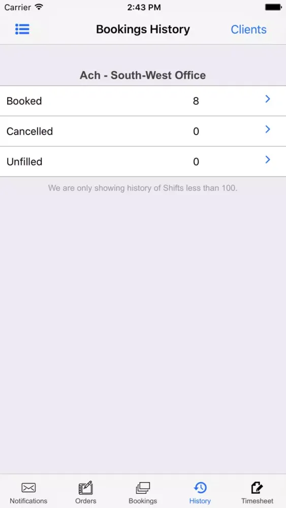 Medic Oncall Clients Screenshots