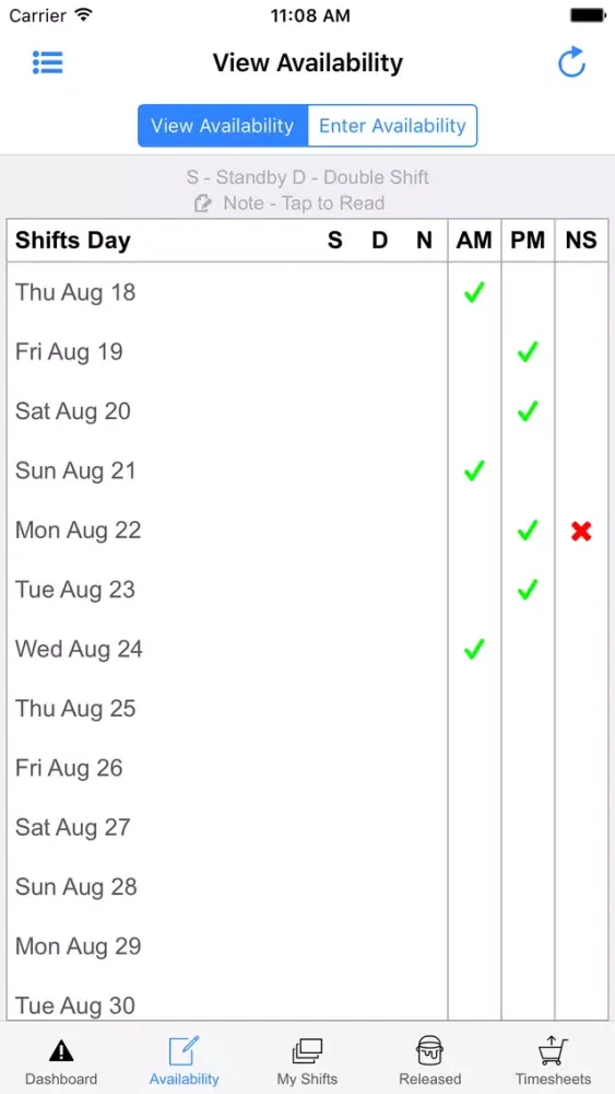 North Shore Member App Screenshots