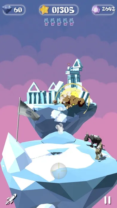 Capturas de pantalla de Rocket Cows