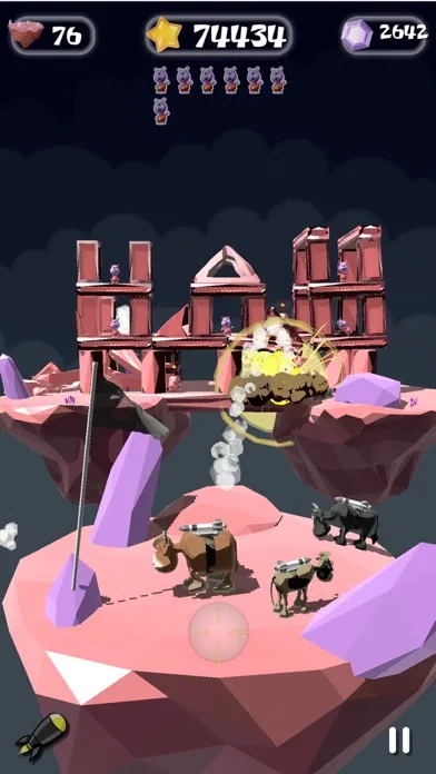 Capturas de pantalla de Rocket Cows