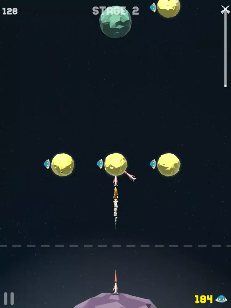 Capturas de tela do Rocket Fire! iPad 