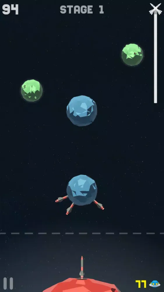 Capturas de tela do Rocket Fire!