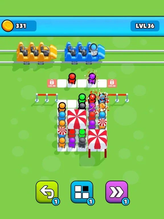 ภาพหน้าจอของ Theme Park Jam iPad 