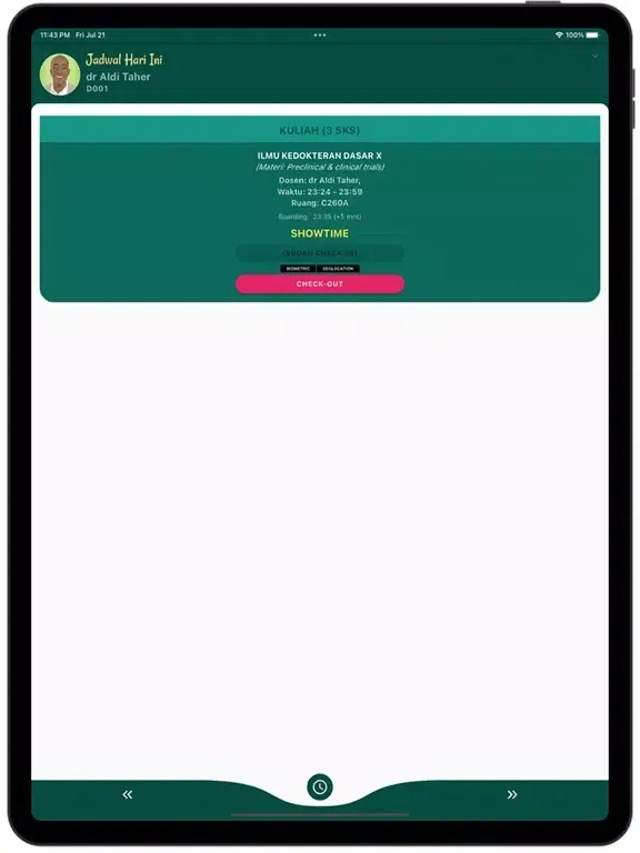 صور Absensi FKUHT iPad 