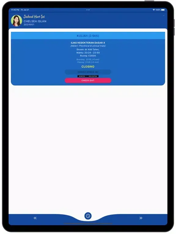 صور Absensi FKUHT iPad 