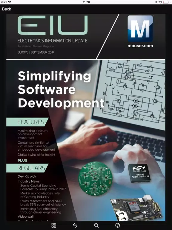 Mouser EIU Magazine iPad  سکرین شاٹس