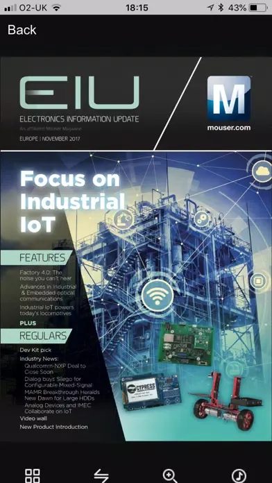 Mouser EIU Magazine سکرین شاٹس