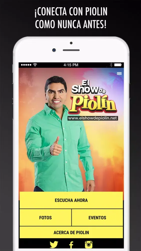 Zrzuty ekranu El Show de Piolín