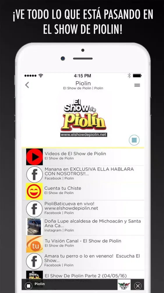 Zrzuty ekranu El Show de Piolín
