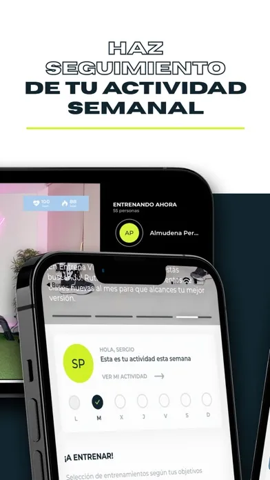 Captures d'écran de Entrena Virtual